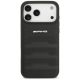 3. Mercedes AMG Leather Debossed Lines Logo Case for iPhone 18 Pro Max / 17 Pro Max - Black