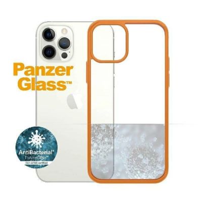5. PanzerGlass ClearCase case for iPhone 12 / 12 Pro - transparent orange