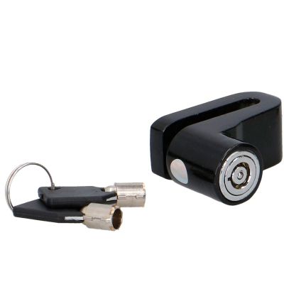 8. DUNLOP BLACK BRAKE DISC LOCK WITH CABLE LOCK