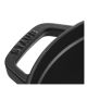 5. Staub Round Cast Iron Pot - 3.8 ltr, Black