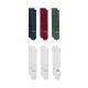 3. Nike Everyday Elevated Socks, 6 Pairs, White, Green, Burgundy, Blue, HQ8021 907