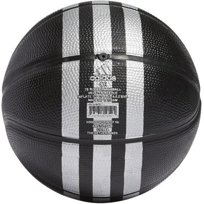 6. adidas 3 Stripes Rubber Mini Basketball HM4972