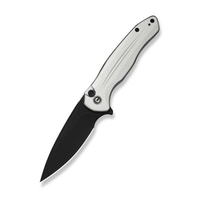 CIVIVI Button Lock Kitefin Silver Alu 14C28N Knife