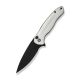 CIVIVI Button Lock Kitefin Silver Alu 14C28N Knife
