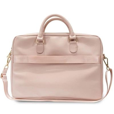 3. Guess Triangle 4G bag for a 16" laptop - pink