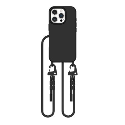 2. Tech-Protect MagNecklace MagSafe Case with Lanyard for iPhone 16 Pro - Black