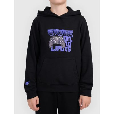 Boy's hoodie with print 4F 4FJWAW26TSWSM2690-20S