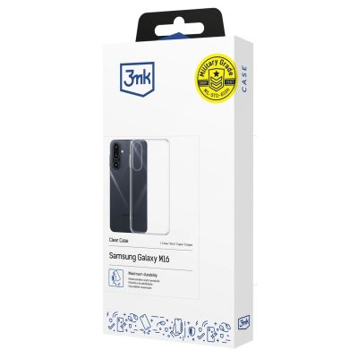 7. 3mk Clear Case for Samsung Galaxy M16 5G - transparent