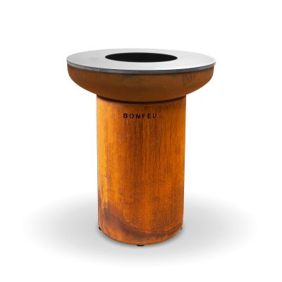 22. Bonfeu Bonbiza 8001R rusty fire pit grill