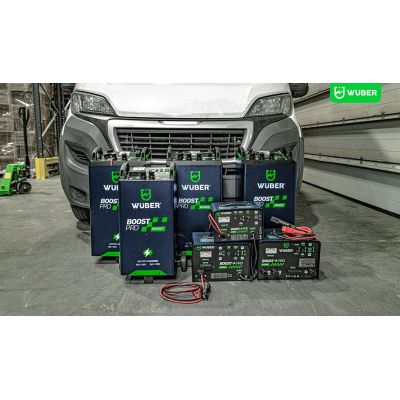 14. Battery Charger with Jump Starter 40 A 12 V/24 V W14005 WUBER