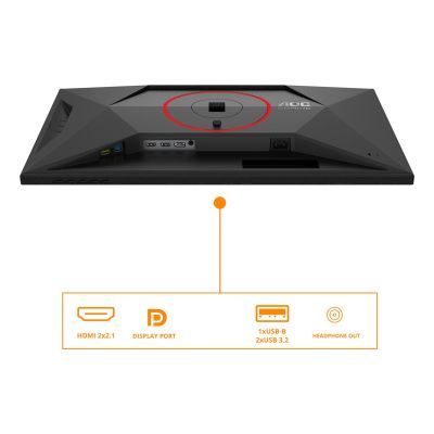 4. AOC Certified U27G4R 27" Fast IPS UHD, 16:9, 120 Hz, 1 ms, 3840 x 2160, 400 cd/m2, 2x HDMI, Black