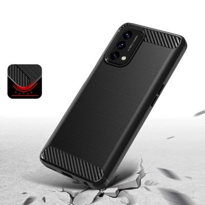 3. Carbon Case Flexible cover for OnePlus Nord N200 5G black