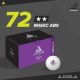 16. JOOLA MAGIC ABS TABLE TENNIS BALLS 72 PCS WHITE