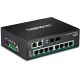 3. Trendnet TI-PG102, Unmanaged, Gigabit Ethernet (10/100/1000), Full Duplex, Power over Ethernet (PoE), Wall-mountable