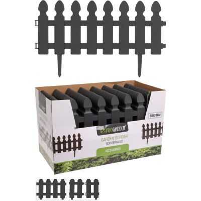 4. LAWN Edging FENCE 50x30CM PROGARDEN