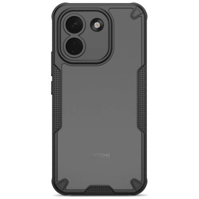 3. Tech-Protect Rugged Shield Case for Xiaomi Redmi Note 17 Pro Max 5G – Matte Black
