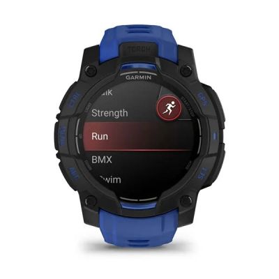 34. GARMIN Instinct 3 AMOLED 45mm Black/Bolt Blue smartwatch