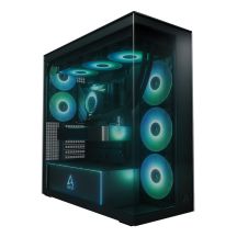 Arctic Xtender Schwarz Glasfenster case ohne GPU mount