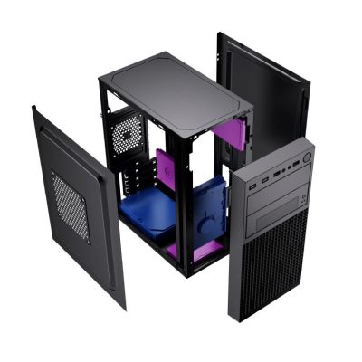 7. GEMBIRD FORNAX K300 MINI-TOWER CASE (2X USB 3.0, 2X USB 2.0, HD AUDIO) BLACK
