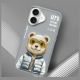 11. Nimmy Cool&Cute 2.0 Bear Case for iPhone 16 - Gray