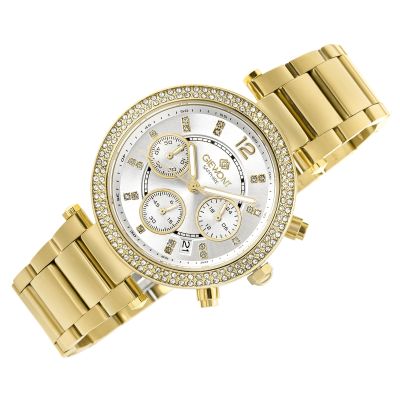 3. Giewont Sapphire Gold Silver Women's Watch GW3380-B2