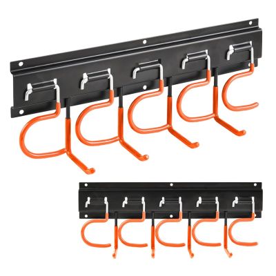 10. MACLEAN WALL ORGANIZER FOR GARDEN TOOLS MACLEAN WALL ORGANIZER FOR GARDEN TOOLS, STEEL, WITH HOOKS, MAX. O