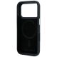 7. Karl Lagerfeld Grained Choupette Head Metal MagSafe Case for iPhone 17 Pro / 18 Pro - Black