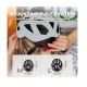 2. Rockbros bike helmet 10110039002 white M (54-58)