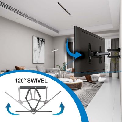 6. Manhattan Outdoor TV Wall Mount Full Motion 37-86" 50kg