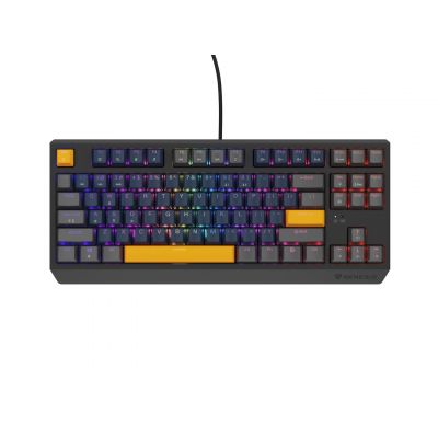 9. GENESIS THOR 230 TKL Gaming Keyboard USB + RF Wireless + Bluetooth QWERTY Black, Blue, Gray, Orange