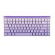 8. gasket HERO84 HE keyboard White+Purple+Gradient+LIGHT JadeKing switch RGB AULA