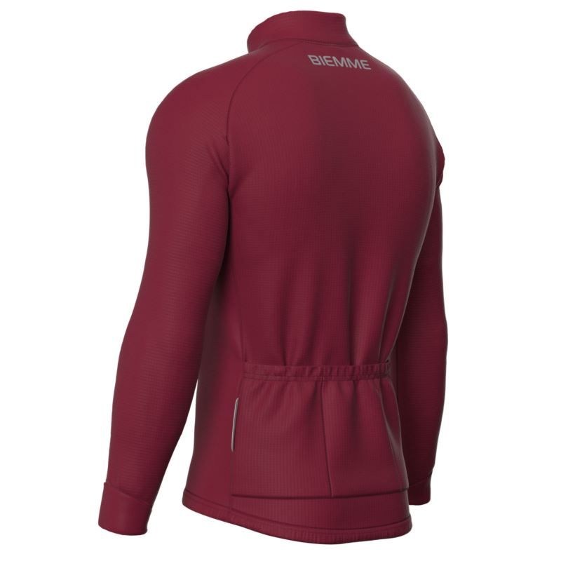 2. Biemme long-sleeved shirt BELVEDERE burgundy XXL