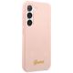 4. Guess GUHCS23MLSLMGPP S23+ S916 pink/pink hardcase Silicone Script Metal Logo