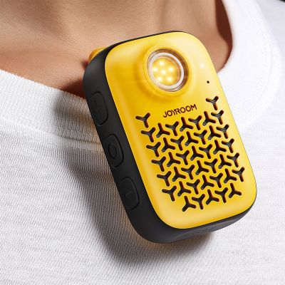 5. Joyroom Maya JR-MS03 portable Bluetooth speaker with built-in flashlight, resistant - yellow