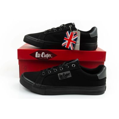 9. Lee Cooper men's sports shoes sneakers fashionable black comfortable