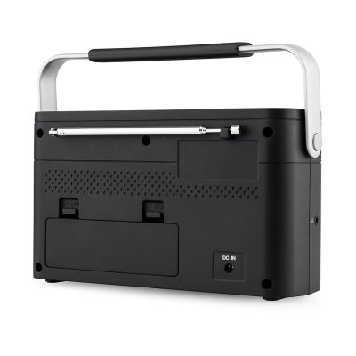 7. JVC Portable Radio RA-E315B Black