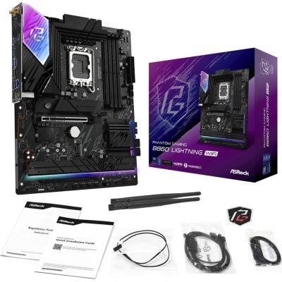 6. ASRock B860 Lightning WiFi Motherboard