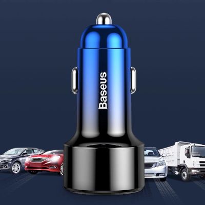 14. Baseus Magic Series Dual QC - Quick Charge 3.0 2x USB 45W 6A car charger black (CCMLC20A-01)