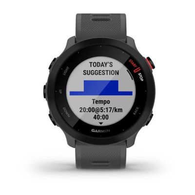2. Garmin Forerunner 55 Sports Watch Gray (010-02562-13)