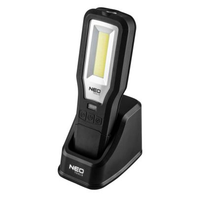 4. 550 lm COB LED workshop lamp + base + charger