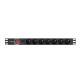 2. Lanberg PDU-07E-0200-BK power strip (16 A; 2 m; black)