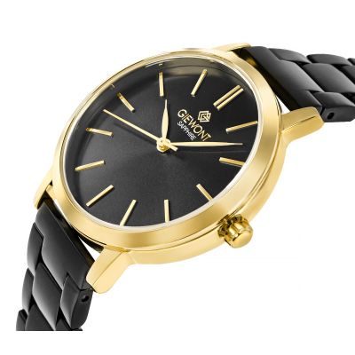 2. Giewont Sapphire Gold Black Women's Watch GW2360-B4