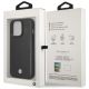 8. BMW Leather Diamond Pattern case for iPhone 14 Pro - black