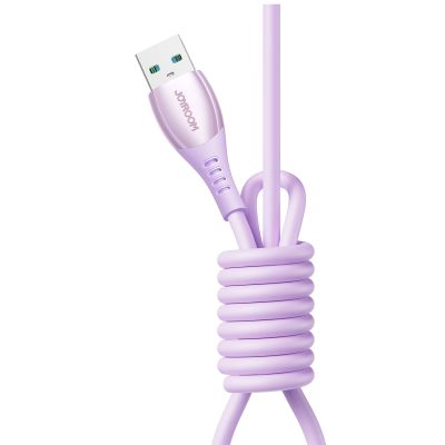 3. Joyroom S-A59 Vibrant Series 3A USB-A - Lightning cable 1.2m - purple