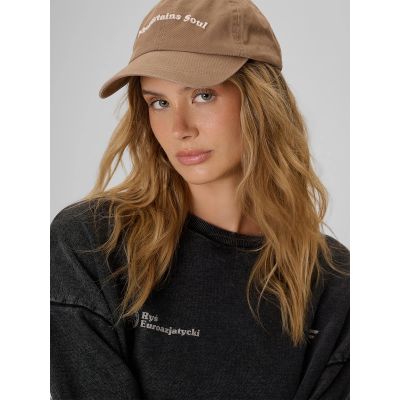 Women's loose sweatshirt with print 4F 4FKAW26TSWSF3185-20S