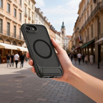 18. Tech-Protect MagRack MagSafe Case for iPhone 16e / 17e - Black