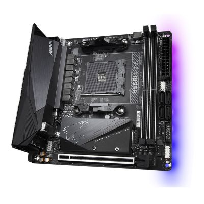 10. Gigabyte B550I AORUS PRO AX motherboard AMD B550 AM4 socket Mini-ITX