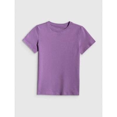 7. Regular plain girls' T-shirt 4F 4FJRSS26TTSHF3554-12S
