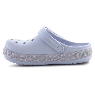 9. Crocs Crockband Geometric Glitter Band Clog Jr 210134-5AF flip flops