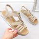 2. Comfortable Rieker W RKR680 beige sandals